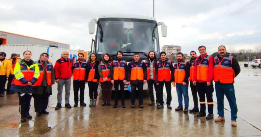 KOCAELİ MİLLİ EĞİTİM MÜDÜRLÜĞÜ EKİBİ DEPREM BÖLGESİNDE