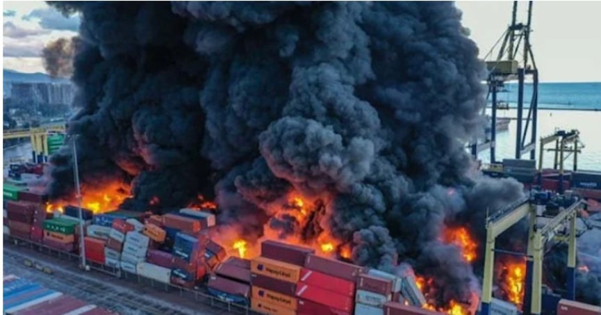 İskenderun Limanı’ndaki yangın söndürüldü