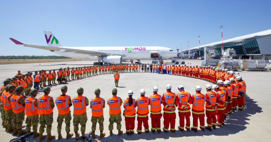 El Salvador’dan Türkiye’ye 100'ü aşkın arama kurtarma personeli gönderildi