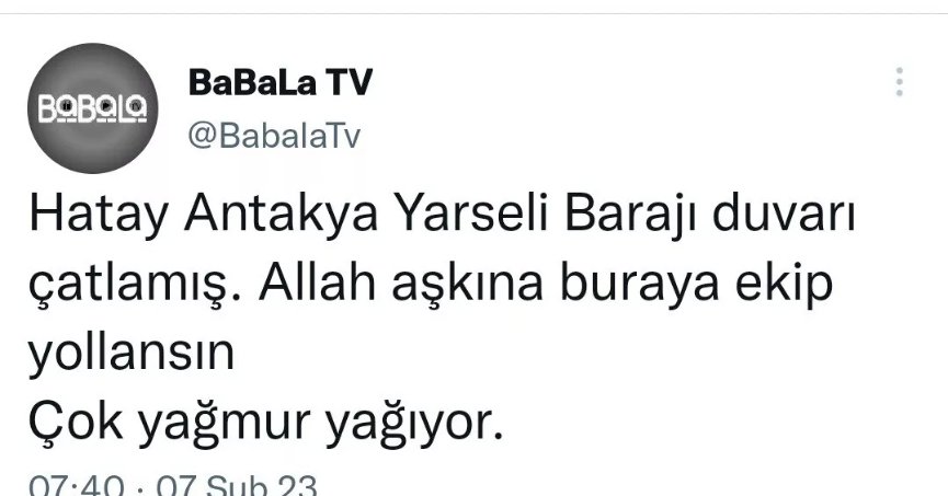 Barajı'nın patladığı yalanını üretenler hakkında soruşturma başlatıldı