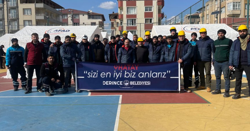 Derince, Hatay’da Tek Yürek Oldu