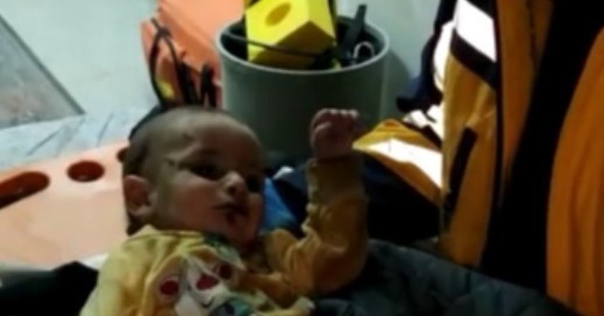 140'ıncı saatte umudun adı 7 aylık Hamza bebek oldu