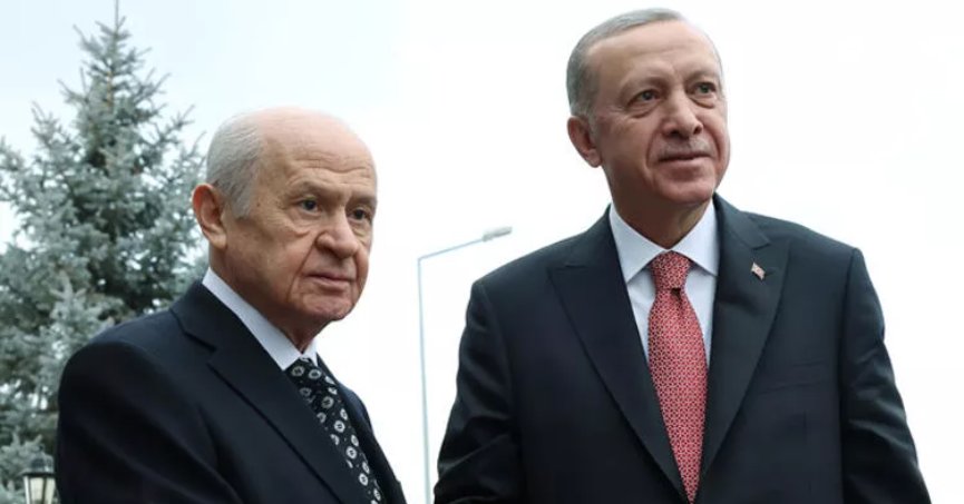 Cumhurbaşkanı Erdoğan ve Bahçeli bir araya geldi