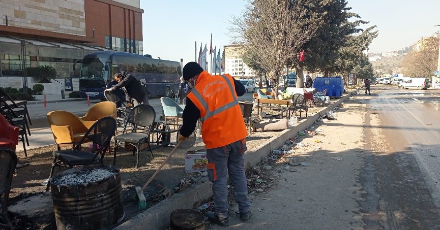 Kahramanmaraş'ın temizliği Körfez ekiplerine emanet