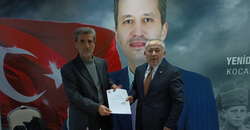 YENİDEN REFAH PARTİSİNDE DARICA BAŞKAN DEĞİŞİMİ