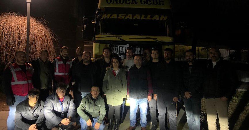 Kahramanmaraş’ta kurulacak aşevi için yola çıktılar