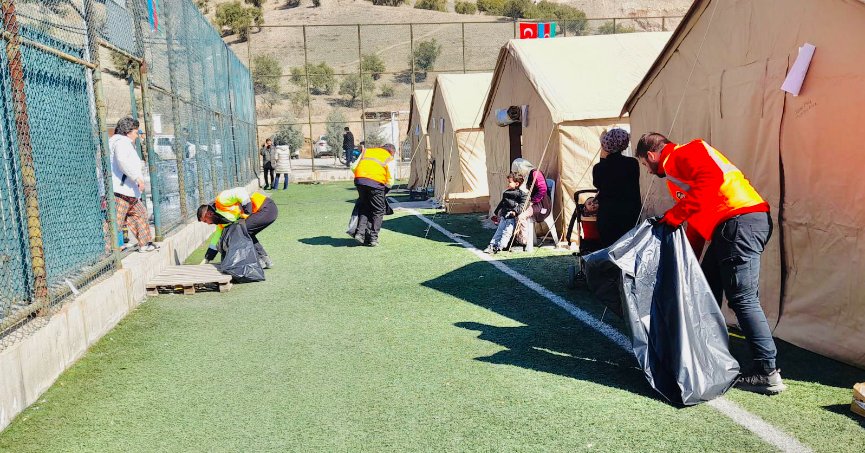 Bölgede çalışmalar aralıksız devam ediyor