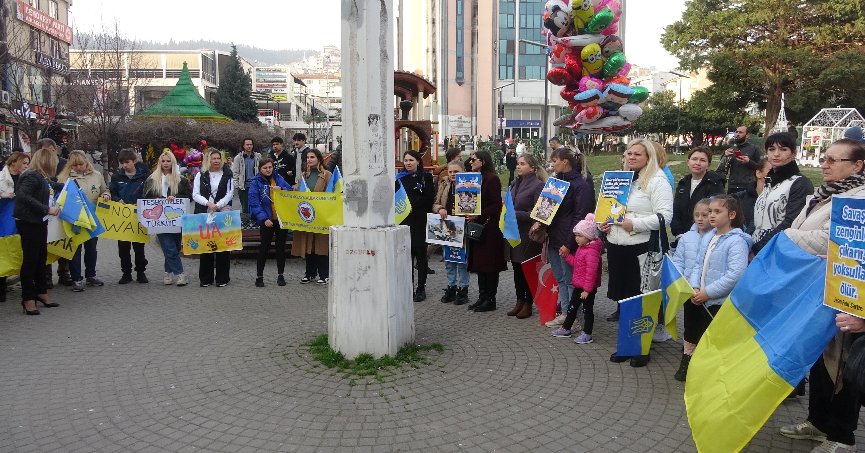 Bu zor günlerde bizim Ukrayna halkımızın kalbi sizinledir