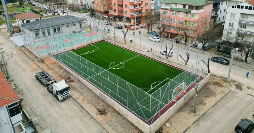 Körfez'in yeni spor tesisinde sona doğru