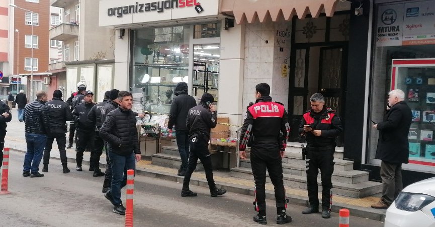 İş yerine gelip çalışana kurşun yağdırdılar