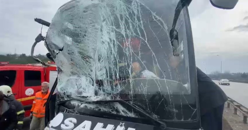 TEM Otoyolu Kocaeli geçişinde zincirleme kaza