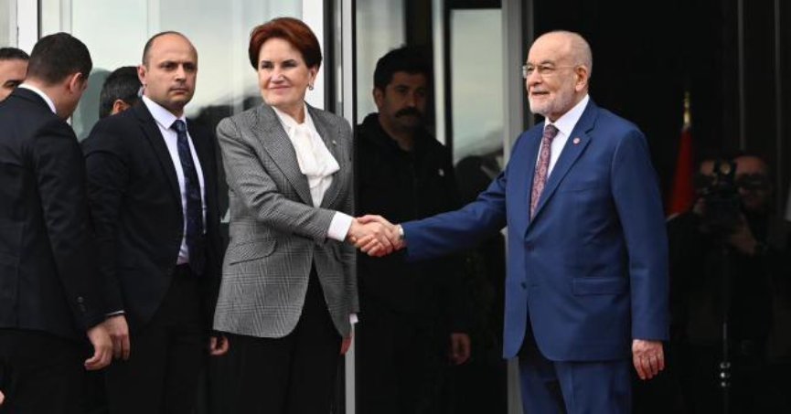 Meral Akşener Millet İttifakı toplantısına katıldı