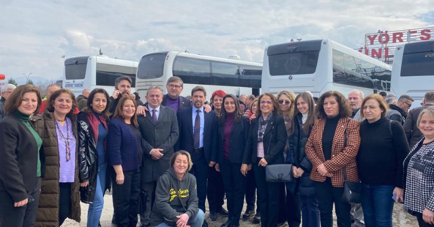 CHP Kocaeli, Genel Başkan Kılıçdaroğlu’nu karşılamak için Ankara yolunda