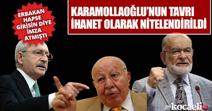 KARAMOLLAOĞLU’NUN TAVRI İHANET OLARAK NİTELENDİRİLDİ