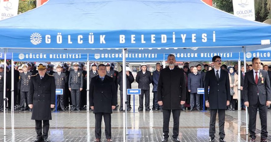 ÇANAKKALE ZAFERİ ŞEHİTLERİ GÖLCÜK'TE TÖRENLERLE ANILDI