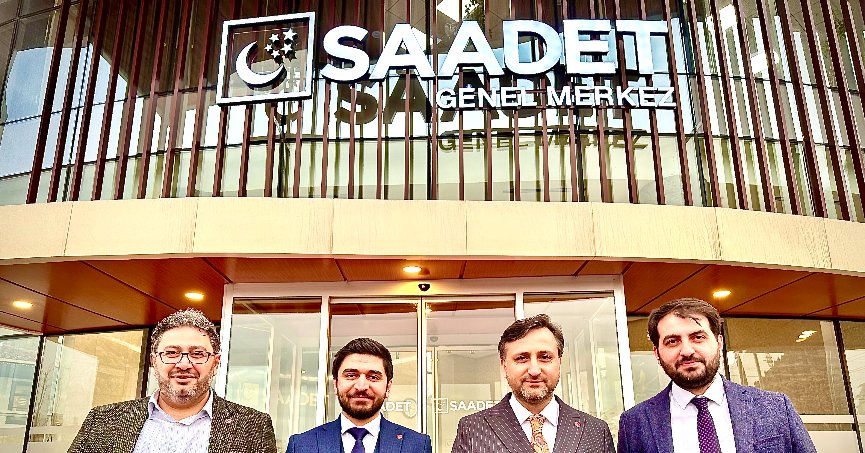Saadet Partisi SKM ekibi Ankara'da