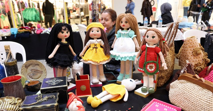 Kadın girişimciler ürünlerini pazarladı