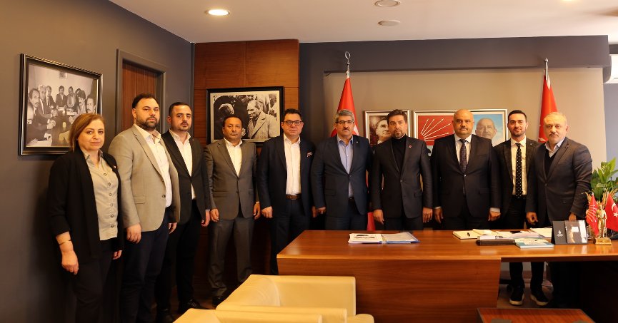 KOTO’dan CHP İl Başkanı Sarı’ya  ‘hayırlı olsun’ ziyareti   