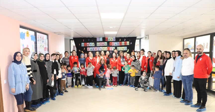 Anne Şehir’den Down Sendrumlu  miniklere anlamlı etkinlik