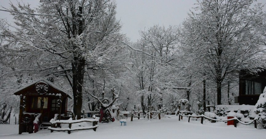 Samanlı Dağları'nın karla kaplı manzarası mest etti
