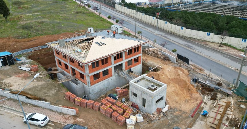 Şehit Faruk Aslan Polis Merkezi inşasının yüzde 70'i tamamlandı