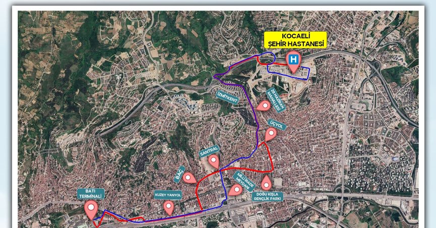 Şehir hastanesi için yeni ulaşım planlaması