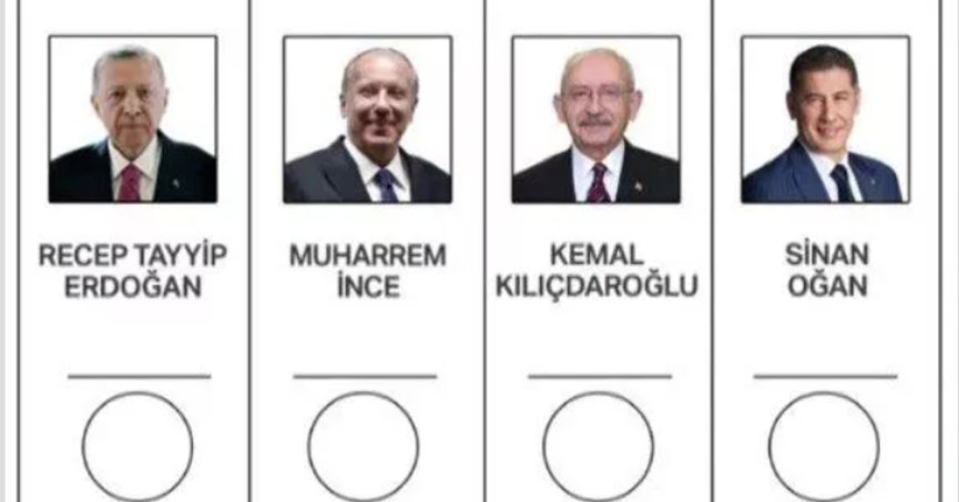 Cumhurbaşkanı adaylarının oy pusulasındaki yerleri belli oldu!