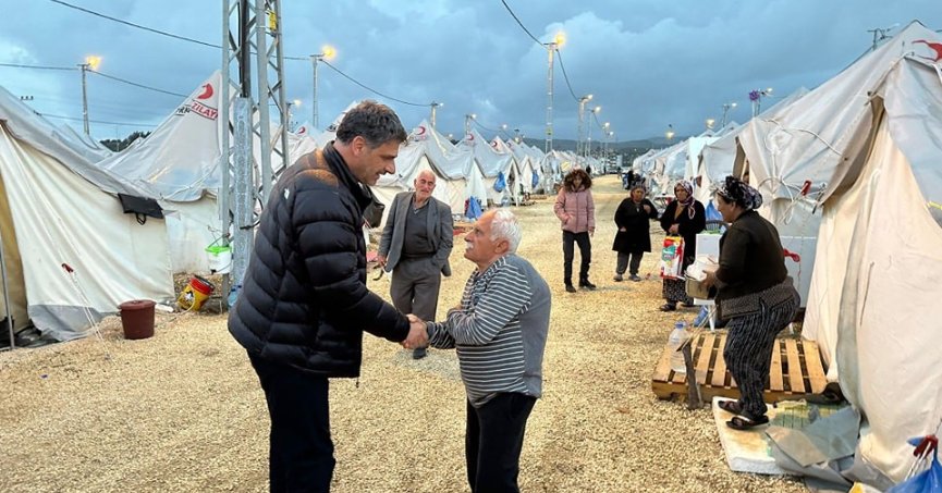 Başkan Kocaman deprem bölgesi Hatay'da