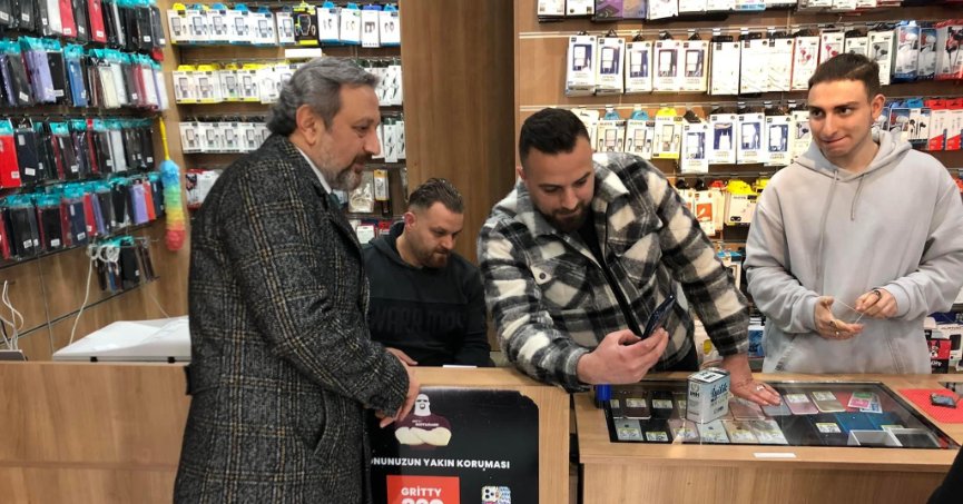 Gebze’de esnafı gezen Yılmaz:  “Ayinesi iştir kişinin, lafa bakılmaz”