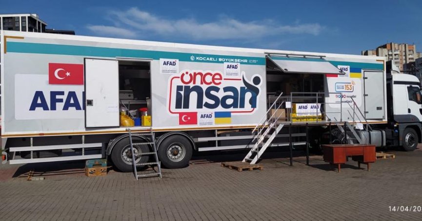 Ukrayna’daki mobil yemek tırı yurda döndü