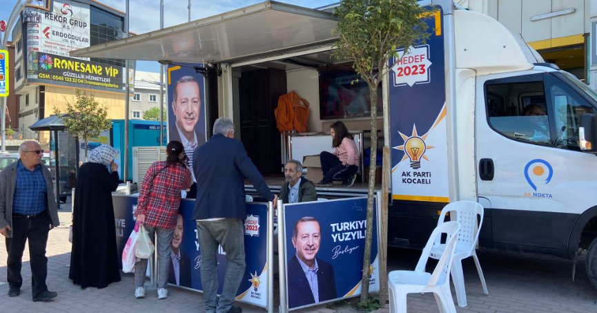 AK Nokta aracı Kocaeli’yi dolaşıyor