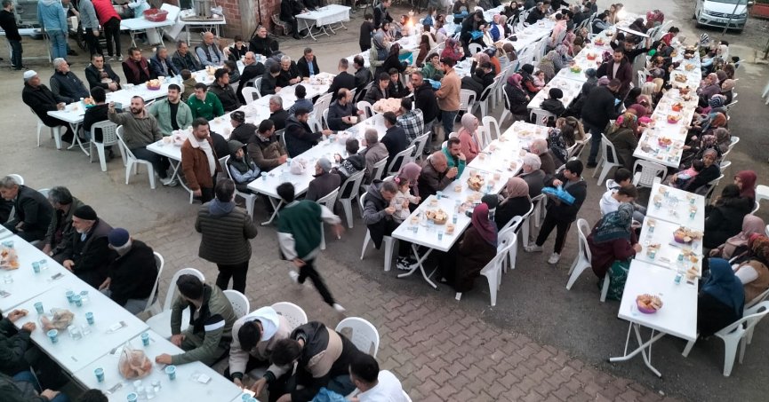 Katçalı köyü  dayanışma iftarında buluştu