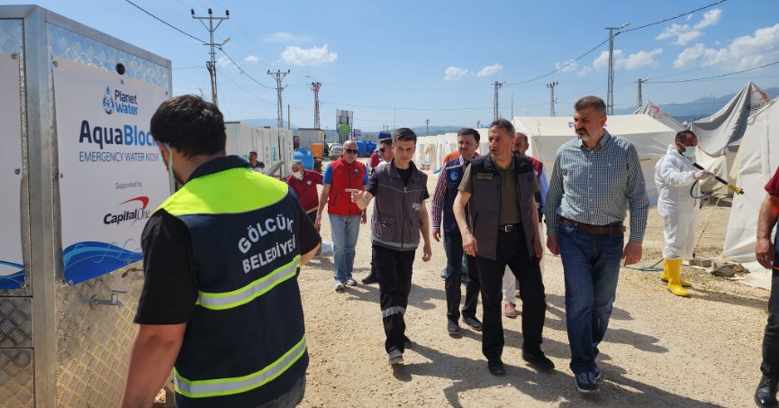 GÖLCÜK BELEDİYESİ HATAY'DA DEPREMZEDELERE YARDIMI SÜRDÜRÜYOR
