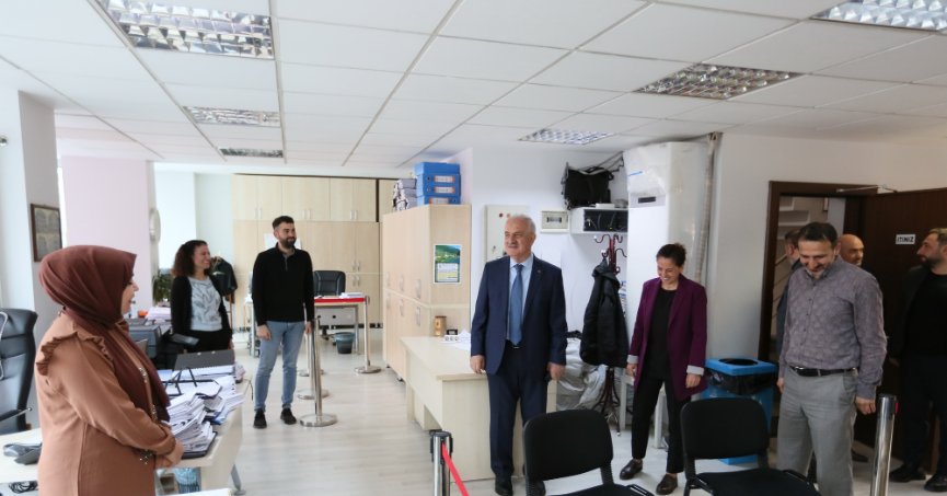 Başkan Aygün Çalışanlarla Bayramlaştı