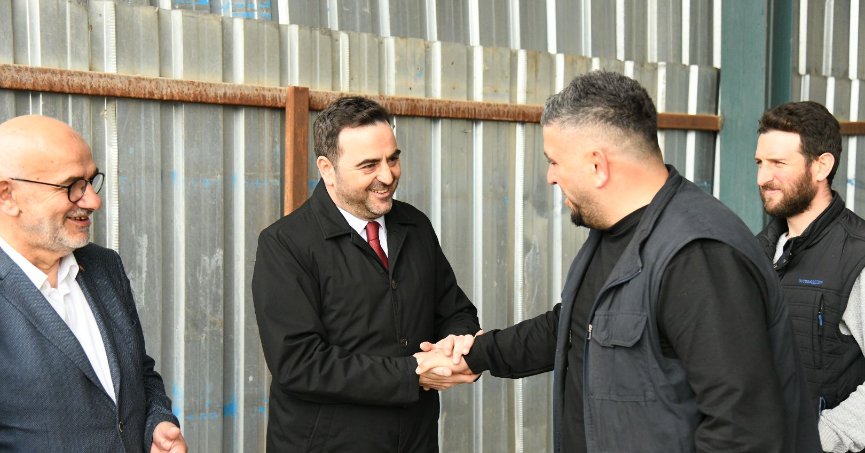 Başkan Özlü Mesai Arkadaşlarıyla Bayramlaştı