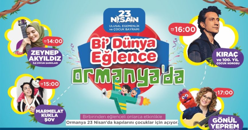 Kıraç çocuk bayramında Kocaeli'ye geliyor