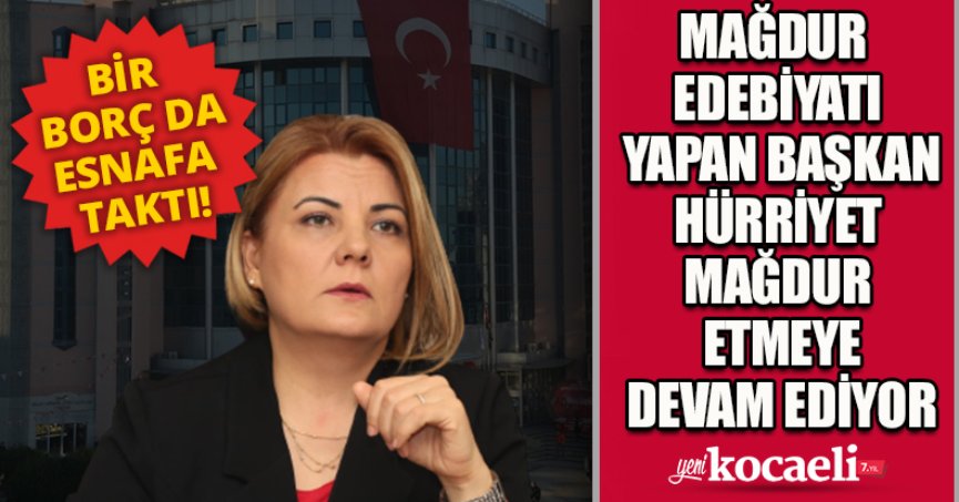 BİR  BORÇTA ESNAFA TAKTI!