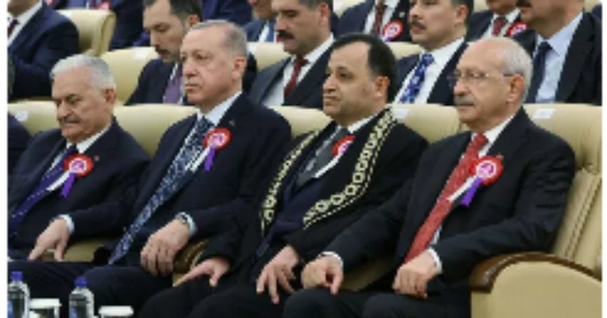 Cumhurbaşkanı Erdoğan Kılıçdaroğlu ile tokalaşmadı