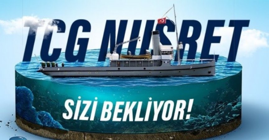TCG NUSRET MÜZE GEMİSİ 02 MAYIS'TA KOCAELİ'DE
