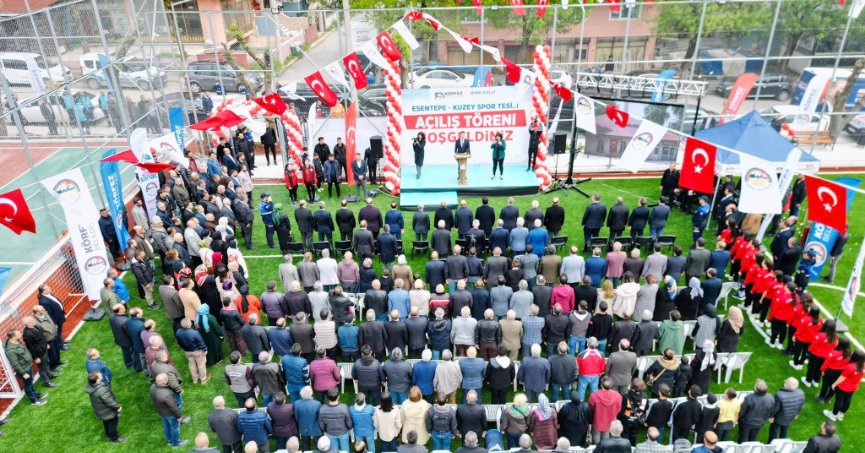 Esentepe-Kuzey Spor Tesisi açıldı