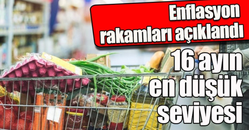 Enflasyon rakamları açıklandı