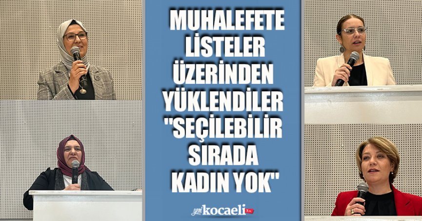  MUHALEFETE LİSTELER ÜZERİNDEN YÜKLENDİLER 