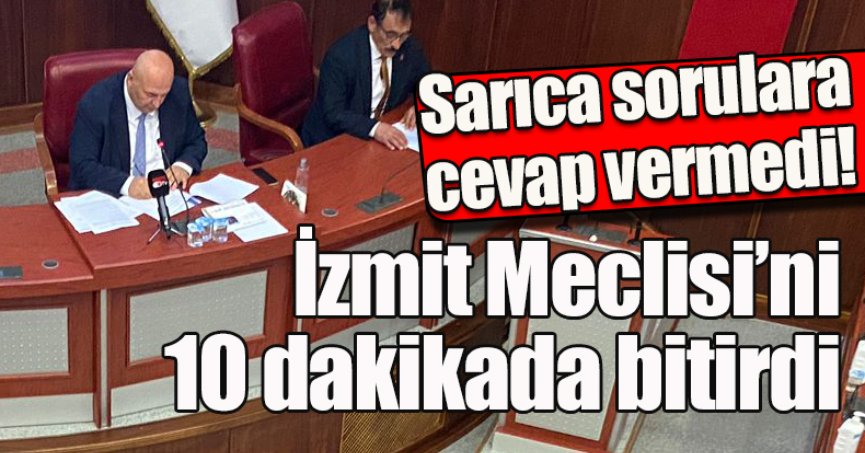 Sarıca sorulara cevap vermedi