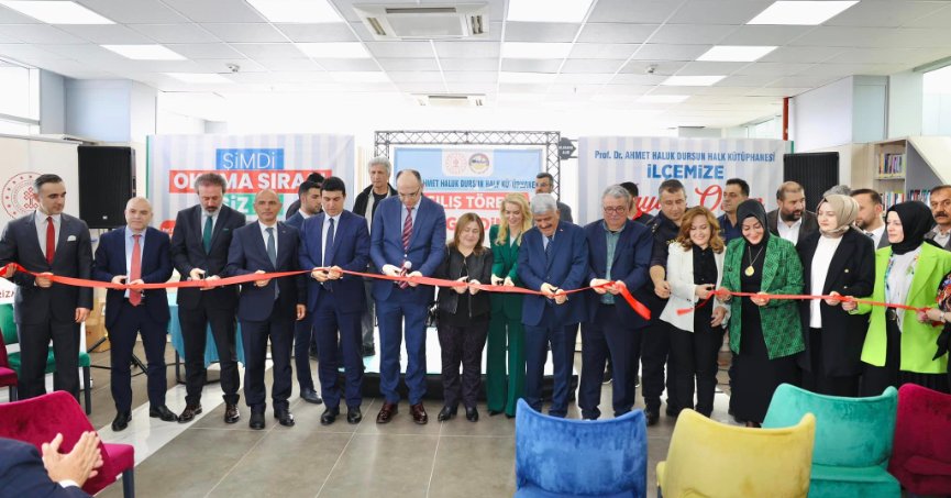 Prof. Dr. Haluk Dursun Kent Kütüphanesi açıldı