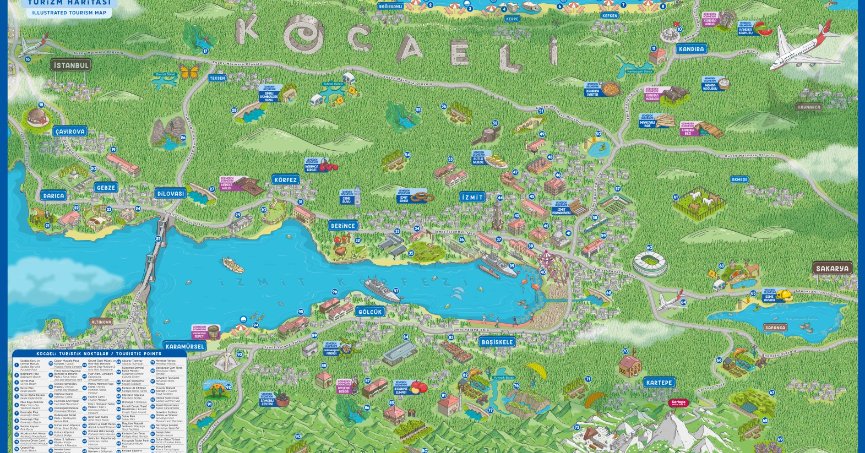 Kocaeli Turizm Haritası görücüye çıktı