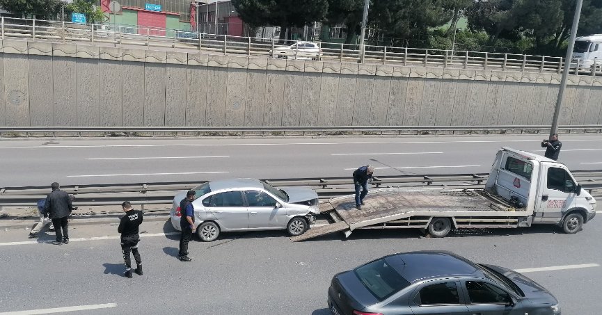 D-100’de meydana gelen kazada 1 kişi yaralandı