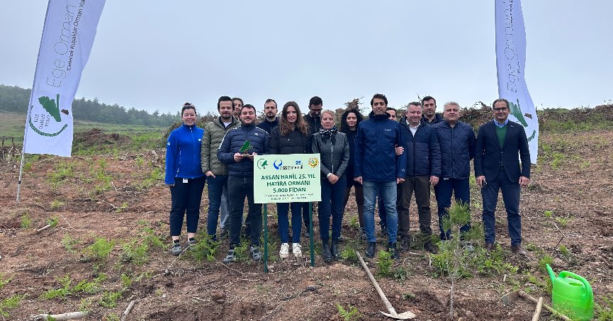 Assan Hanil, 25’inci yılı şerefine Hatıra Ormanı Projesi’ni hayata geçirdi