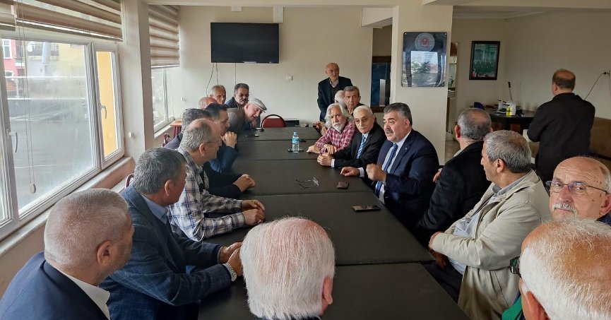 Veysel Tipioğlu emekli polislerle bir araya geldi