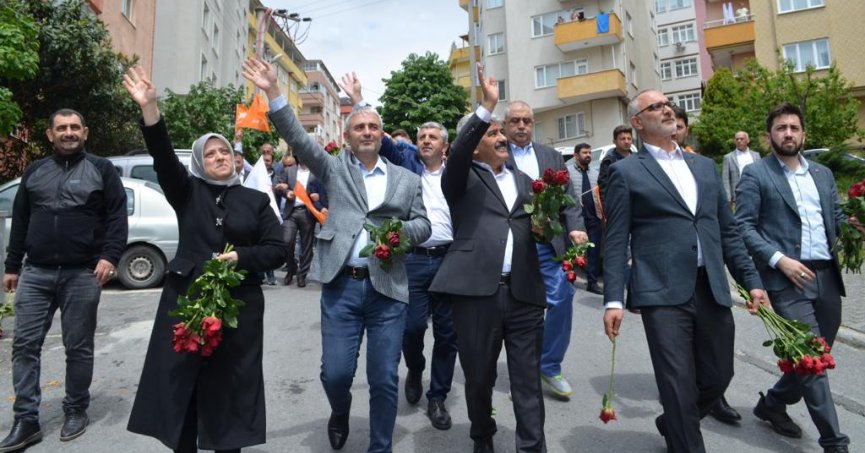 Gebze’de AK Parti’ye sevgi seli