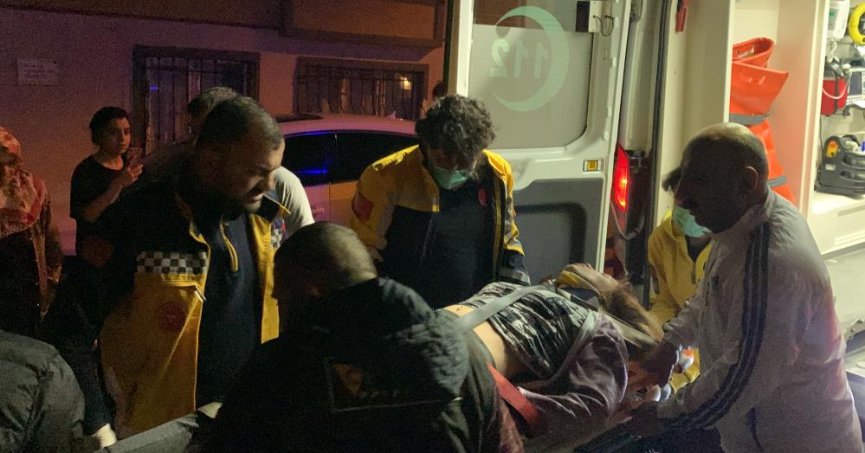 5. kattan düşen kadın yaralandı